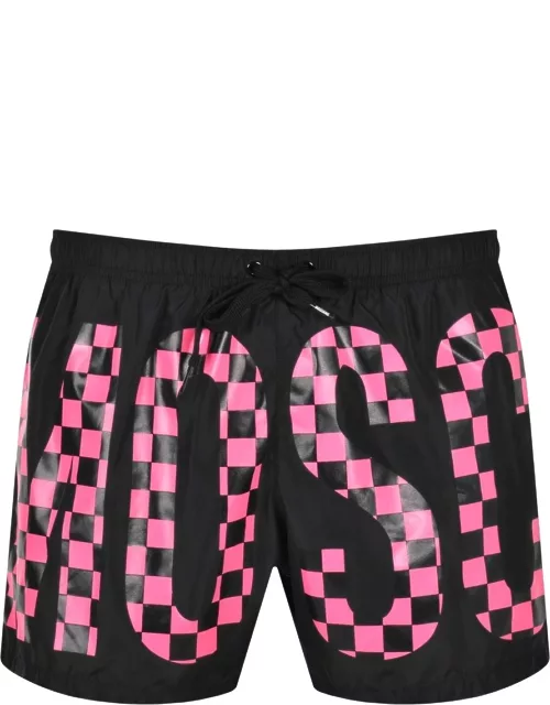 Moschino Swim Logo Shorts Black