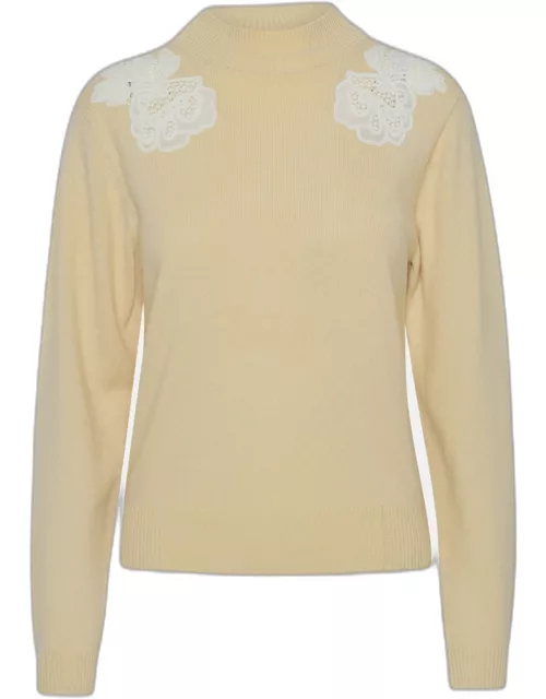 SEE BY CHLOÉ Wool Blend Cream Sweater