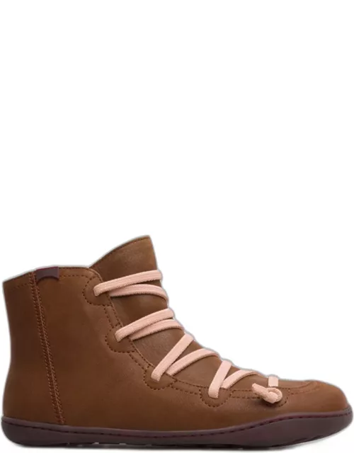 Flat Ankle Boots CAMPER Woman color Brown