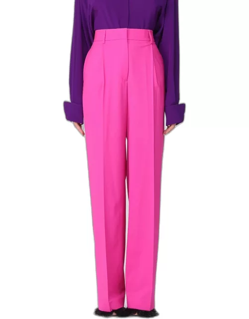 Trousers MSGM Woman colour Fuchsia