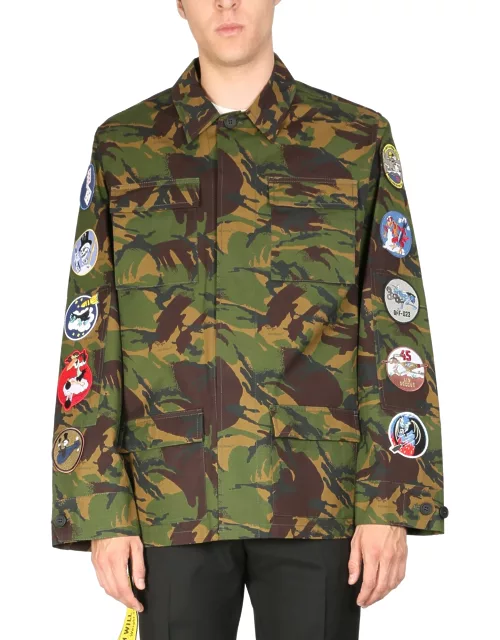 off-white "camou patch" jacket
