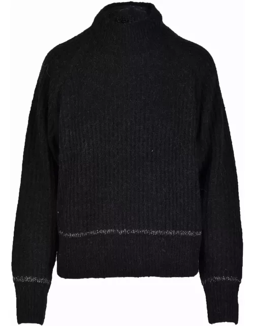 Sun 68 Womens Black Sweater