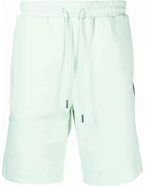 BOSS Jersey Logo-print Shorts Open Green