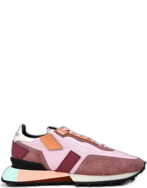 GHOUD Pink Tech Fabric Rush Sneaker