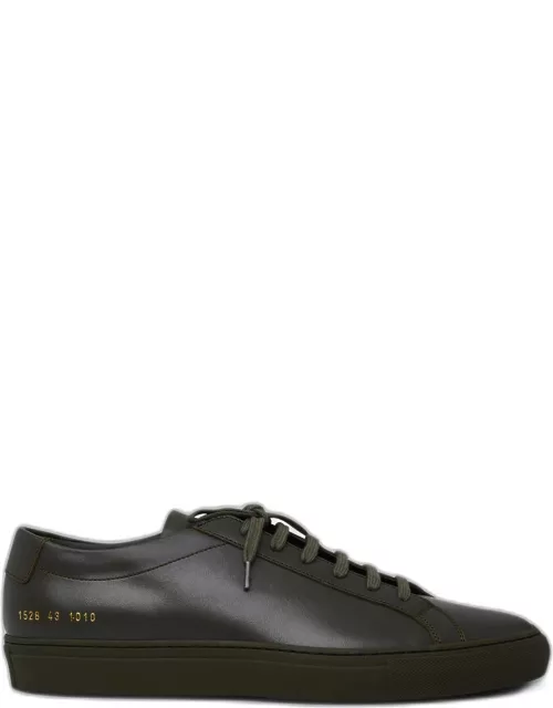 COMMON PROJECTS Green Leather Achilles Sneaker