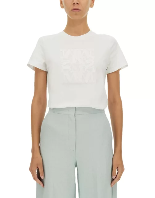max mara t-shirt with logo patch