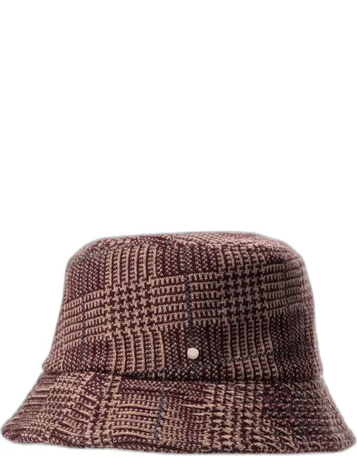 Cashmere Blend Plaid Bucket Hat