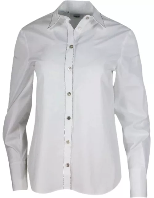 Barba Napoli Long-sleeved Shirt In Soft Cotton