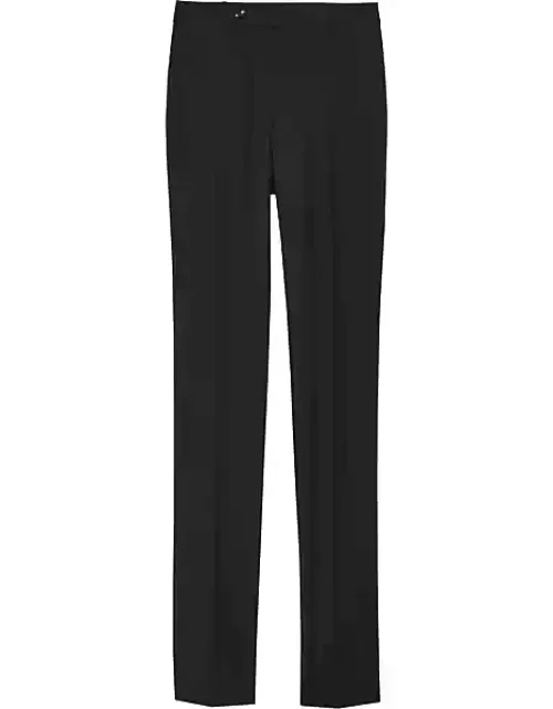 Calvin Klein Men's Suit Separates Pants Black Solid