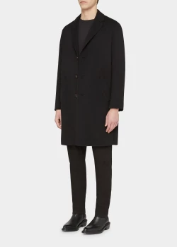 Men's Single-Breasted Cashmere Coat