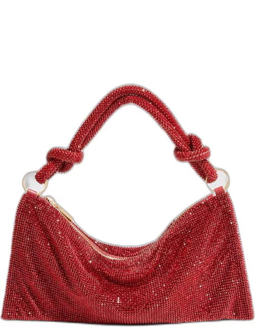 Hera Nano Knotted Embellished Shoulder Bag