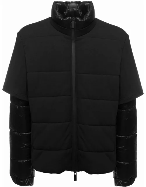 Black Source Double-layer Puffer Jacket Man 44 Label Group