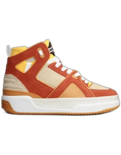 Just Don Sneakers In Orange Suede
