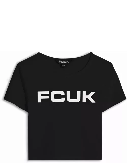 FCUK Logo Crop Top
