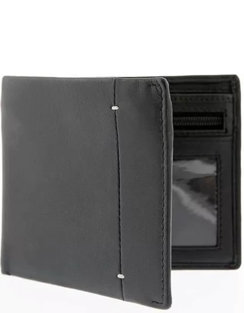 Dents Soft Leather Billfold Wallet With Rfid Blocking Protection In Black/dove