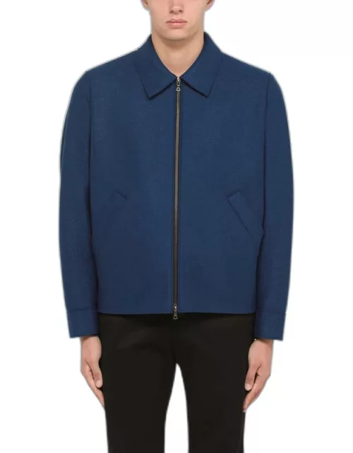 Oxford blue wool cloth jacket