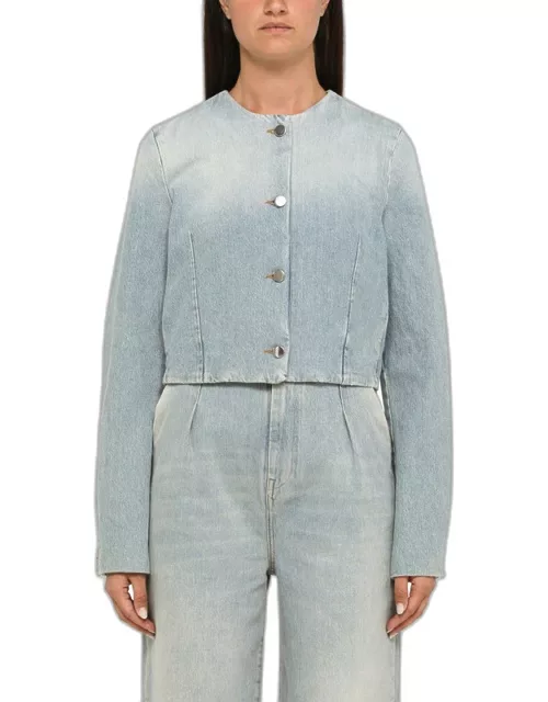 Blue cotton denim jacket