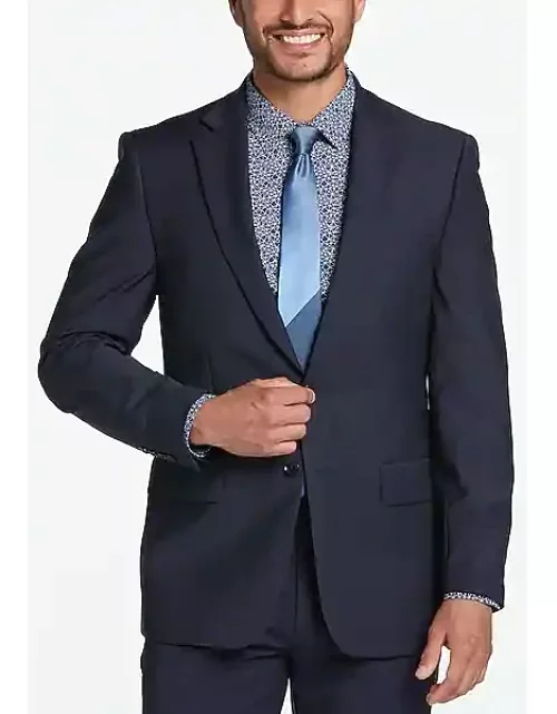 Calvin Klein Slim Fit Men's Suit Separates Jacket Navy Solid