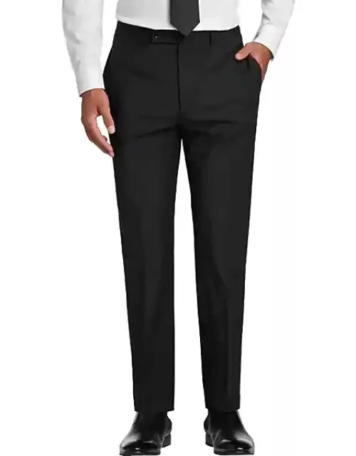 Calvin Klein Slim Fit Men's Suit Separates Pants Black Solid