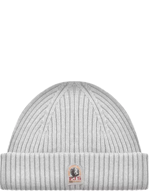 Parajumpers Ribbed Beanie Hat Grey