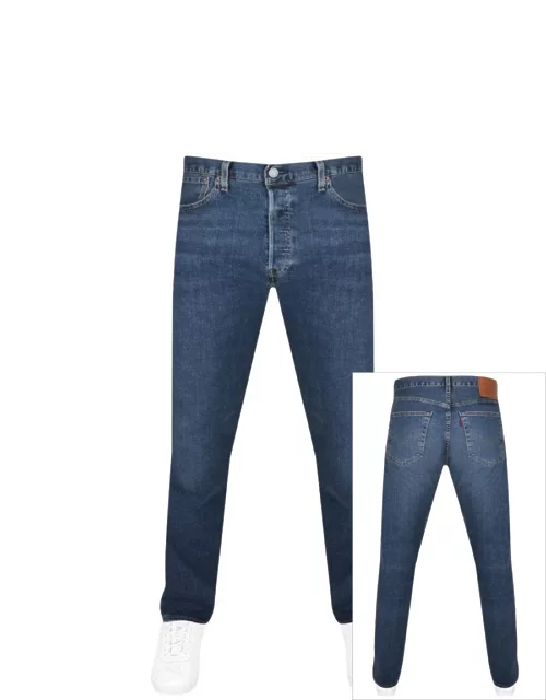 Levis 501 Original Fit Jeans Mid Wash Blue