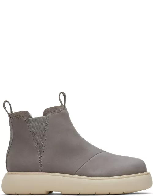 TOMS Women's Brown Grey Leather Mallow Boot