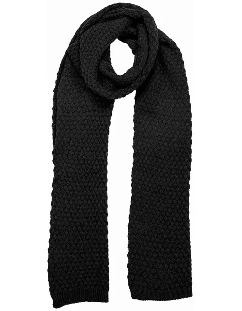 Dents Women'S Bubble Knit Scarf In Black