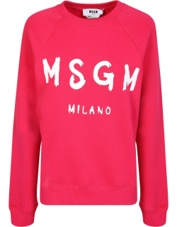 MSGM Sweatshirt With Iconic Logo. Minimal But Ideal For A Sporty Look