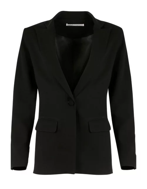 Natalie Chapmann Silk Blend Blazer Jacket