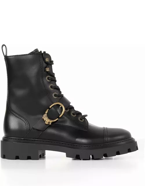 Tod's Smooth Leather Combat Boot