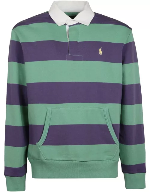 Ralph Lauren Striped Long-sleeved Sweatshirt