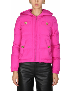 Moschino Quilted Satin Bomber Jacket