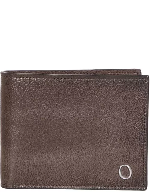 Orciani Dark Brown Bi-fold Wallet