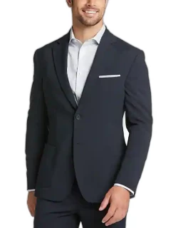 Michael Kors Men's Modern Fit Suit Separates Coat Black