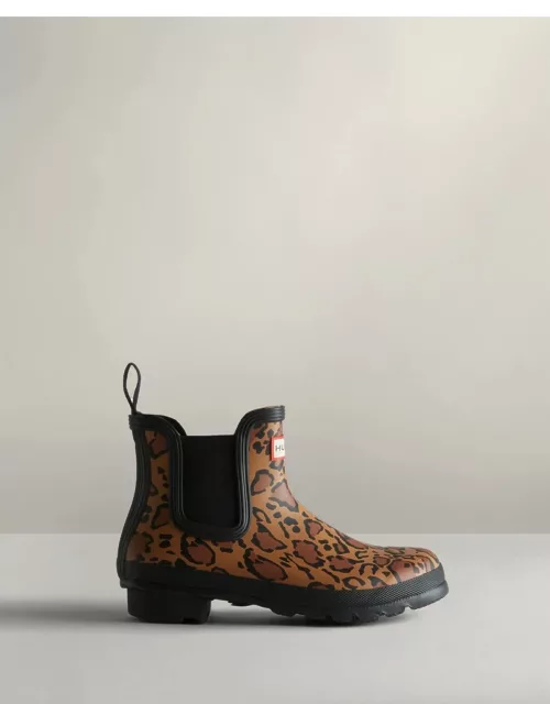 Women's Leopard Print Chelsea Boot
