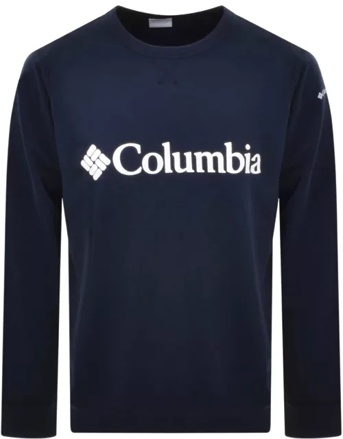 Columbia Fleece Logo Sweatshirt Navy