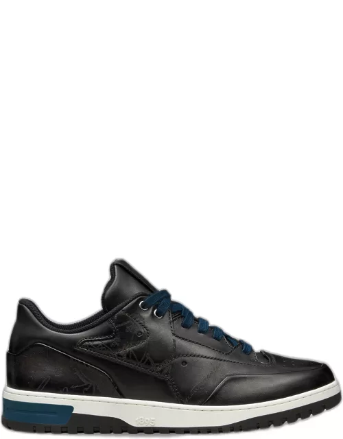 Men's Scritto Leather Low-Top Sneaker