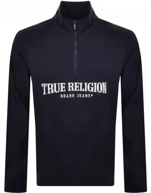 True Religion Relaxed Sweatshirt Navy