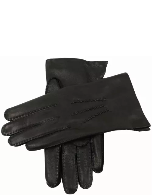 Dents Men'S Heritage Handsewn Silk-Lined Leather Gloves In Black