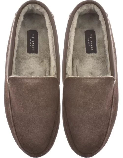 Ted Baker Vallant Slippers Brown