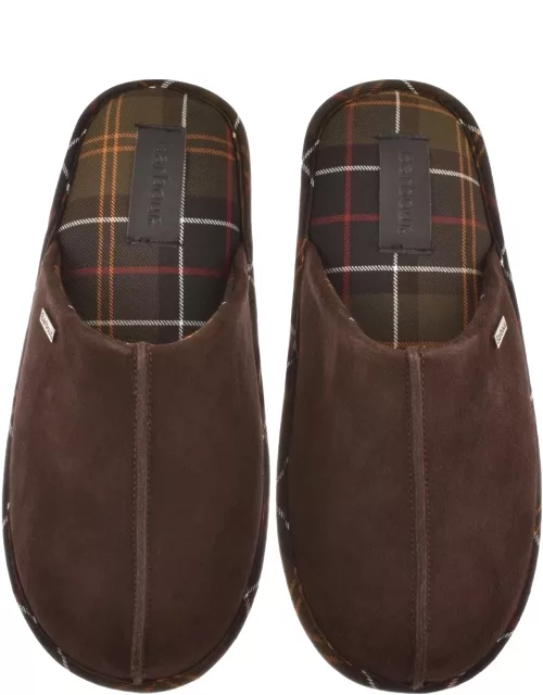 Barbour Foley Slippers Brown