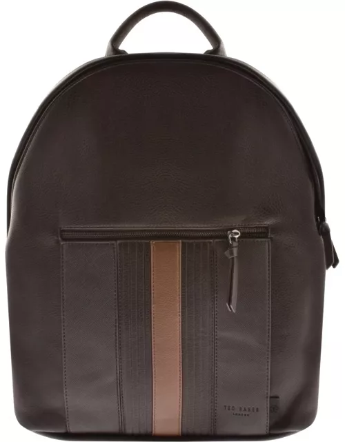 Ted Baker Essentle Striped Backpack Brown