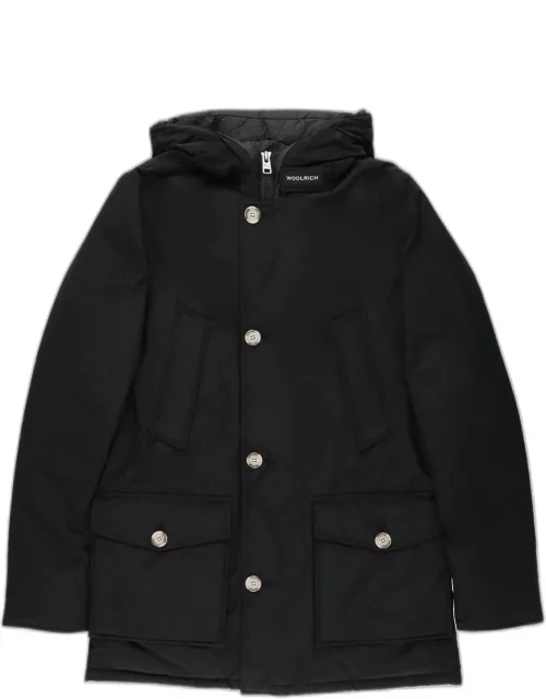 Woolrich Buttoned Long-sleeved Padded Coat