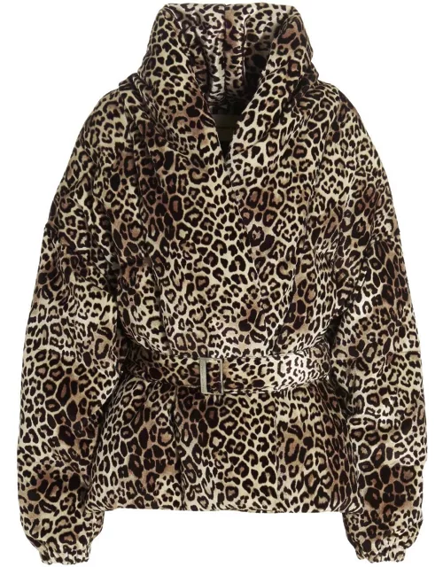 Alexandre Vauthier leopard Down Jacket