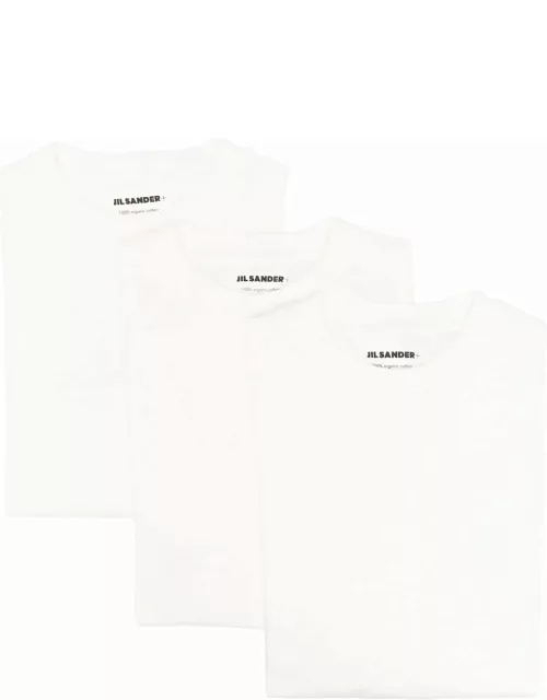 JIL SANDER Long Sleeves T-Shirt 3 Pack White
