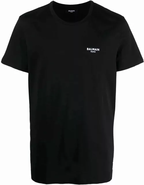 BALMAIN Flock T-Shirt Black/White