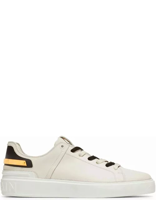 BALMAIN B-Court Leather Sneakers White