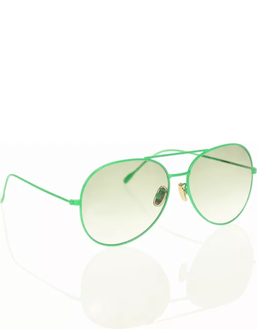 Green Aviator sunglasses - Mediu