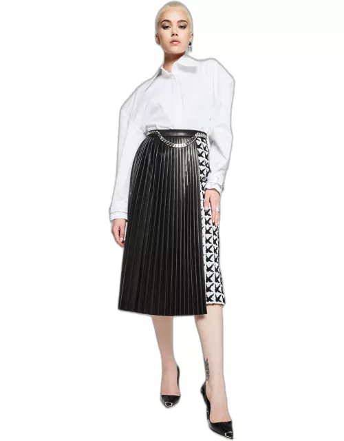 DNA Claw Pleated Skirt PRITCH