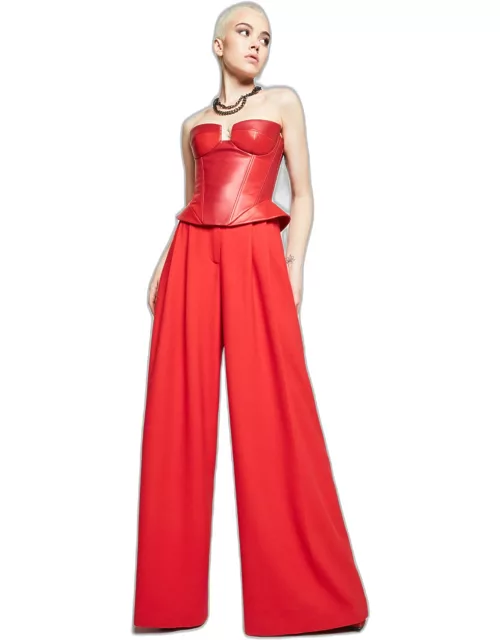 DNA Wide Leg Pants Red